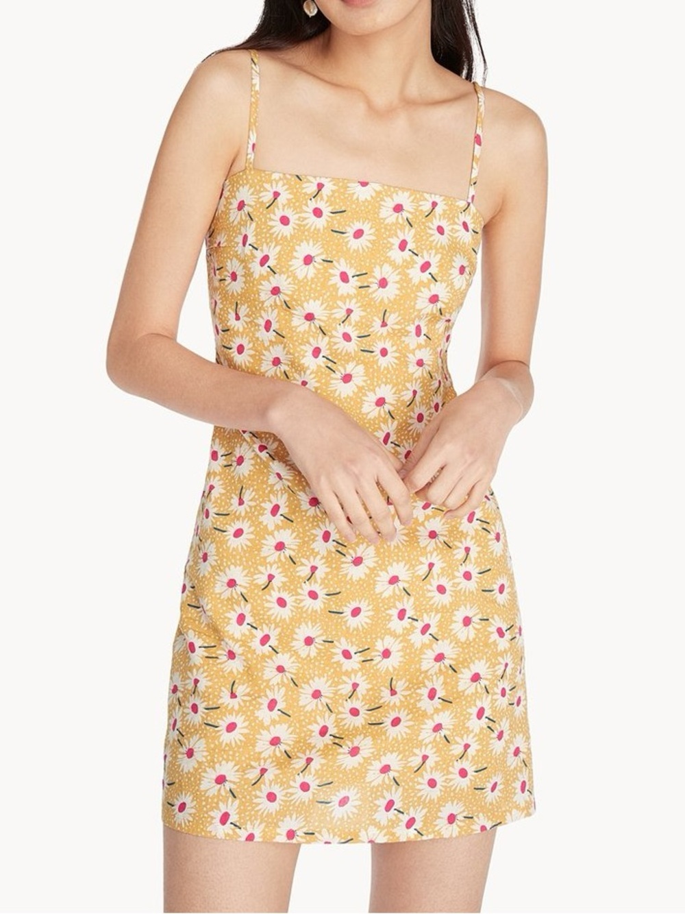 Ditzy Daisy Floral Summer Mini Dress